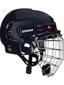 Casco da hockey CCM Tacks 70 Combo Navy Junior