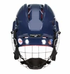 Casco da hockey CCM Tacks 70 Combo Navy Youth