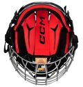 Casco da hockey CCM Tacks 70 Combo Navy Youth