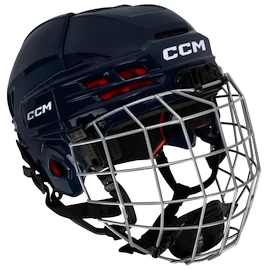 Casco da hockey CCM Tacks 70 Combo Navy Youth