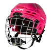 Casco da hockey CCM Tacks 70 Combo Pink Junior