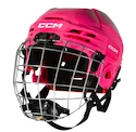 Casco da hockey CCM Tacks 70 Combo Pink Junior