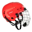 Casco da hockey CCM Tacks 70 Combo Red Junior