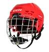 Casco da hockey CCM Tacks 70 Combo Red Junior