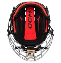 Casco da hockey CCM Tacks 70 Combo Red Junior