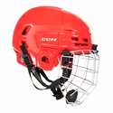 Casco da hockey CCM Tacks 70 Combo Red Youth