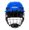 Casco da hockey CCM Tacks 70 Combo Royal  Senior