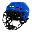 Casco da hockey CCM Tacks 70 Combo Royal  Senior