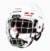 Casco da hockey CCM Tacks 70 Combo White Junior