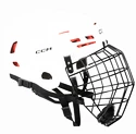 Casco da hockey CCM Tacks 70 Combo White  Senior