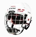 Casco da hockey CCM Tacks 70 Combo White Youth