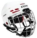 Casco da hockey CCM Tacks 70 Combo White Youth