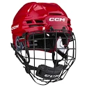 Casco da hockey CCM Tacks 720 Combo Red Senior L