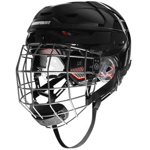 Casco da hockey Warrior Covert CF 100 Combo Red Senior S