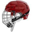 Casco da hockey Warrior Covert CF 100 Combo Red Senior S