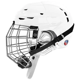 Casco da hockey Warrior Covert CF 100 Combo White Senior