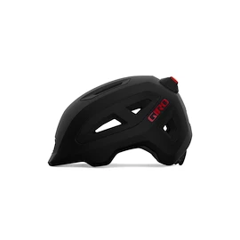 Casco per bambini Giro Scamp II LED Mat Black/Red