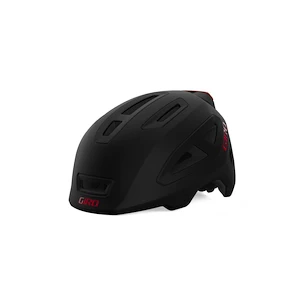 Casco per bambini Giro Scamp  II LED Mat Black/Red S