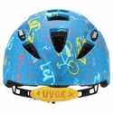 Casco per bambini Uvex   Kid 2 CC Let's Ride Black