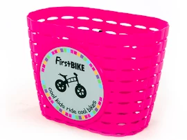 Cesto del manubrio FirstBike pink