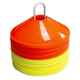 Cono da allenamento Blue Sports Saucer 2" Kit 25x Yellow + 25x Orange