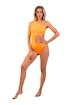 Costumo da bagno Nebbia  One Shoulder Asymmetrical Monokini 458 Orange Neon