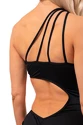 Costumo da bagno Nebbia  One Shoulder Asymmetrical Monokini 459 Black