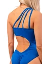 Costumo da bagno Nebbia  One Shoulder Asymmetrical Monokini 459 Blue