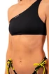 Costumo da bagno Nebbia  One Shoulder Bandeau Bikini Top 448 Black