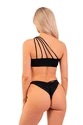 Costumo da bagno Nebbia  One Shoulder Bandeau Bikini Top 448 Black