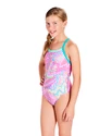 Costumo da bagno per ragazze Speedo  Orbit Groove Allover Thinstrap Crossback