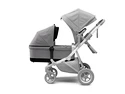 Culla Thule Sleek Bassinet Grey Melange