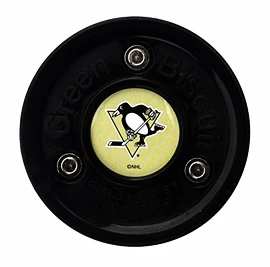 Disco da allenamento Green Biscuit Pittsburgh Penguins Black