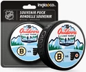 Disco ufficiale da partita Inglasco Inc.  NHL Outdoors Lake Tahoe Dueling Philadelphia Flyers vs Boston Bruins