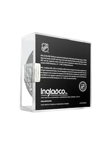 Disco ufficiale da partita Inglasco Inc.  NHL Outdoors Lake Tahoe Vegas Golden Knights vs Colorado Avalanche