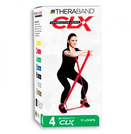 Elastico fitness Thera-Band Posilovací guma CLX zelená (silná)