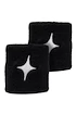 Fascia tergisudore Starvie  Wristband Black/Silver 2 Pack