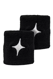 Fascia tergisudore Starvie Wristband Black/Silver 2 Pack