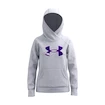 Felpa da bambina Under Armour  Rival Fleece Logo Hoodie-GRY M