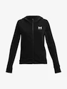 Felpa da bambina Under Armour  Rival Fleece LU FZ Hoodie-BLK