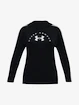 Felpa da bambina Under Armour  Tech Graphic LS Hoodie-BLK