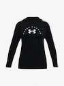 Felpa da bambina Under Armour  Tech Graphic LS Hoodie-BLK