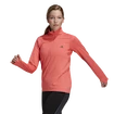 Felpa da donna adidas  Run Fast 1/2 Zip Semi Turbo S