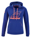 Felpa da donna Babolat  Exercise Hood Sweat Estate Blue M