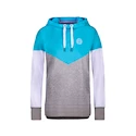 Felpa da donna BIDI BADU  Flavia Lifestyle Hoody Aqua/Grey White S