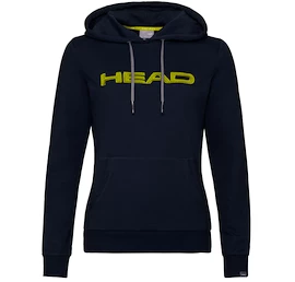 Felpa da donna Head  Club Rosie Hoodie Dark Blue/Yellow