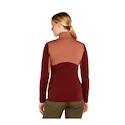 Felpa da donna Icebreaker Merino 400 RealFleece Descender LS Z Cedar Wood/Port/Cb