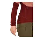 Felpa da donna Icebreaker Merino 400 RealFleece Descender LS Z Cedar Wood/Port/Cb