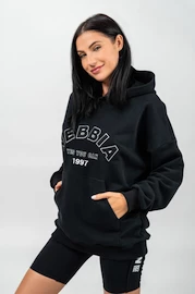 Felpa da donna Nebbia Branded Oversized Hoodie black