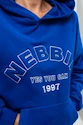 Felpa da donna Nebbia  Branded Oversized Hoodie blue